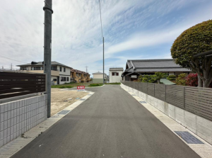 泉佐野市南中安松、土地の画像です