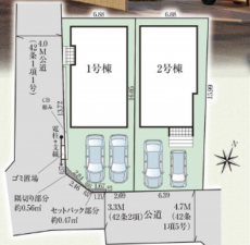 岸和田市八幡町、新築一戸建ての画像です