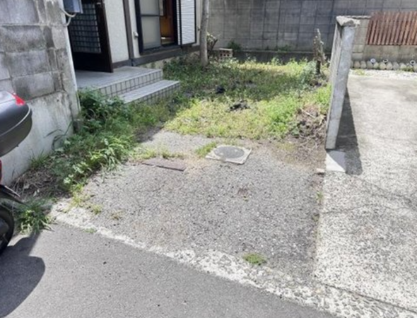 貝塚市麻生中、土地の画像です