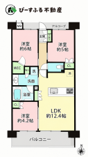 泉佐野市若宮町、マンションの間取り画像です