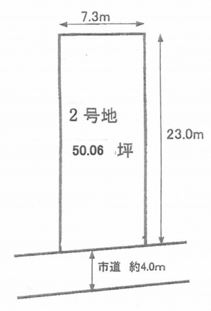 岸和田市額原町、土地の間取り画像です