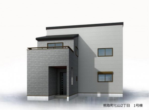 泉南郡熊取町、新築一戸建ての画像です