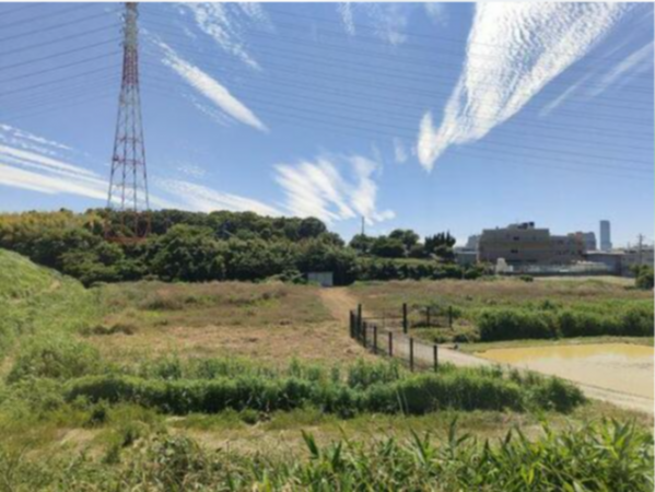 泉佐野市中庄、土地の画像です