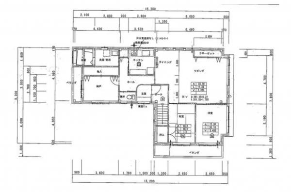 岸和田市春木、中古一戸建ての間取り画像です