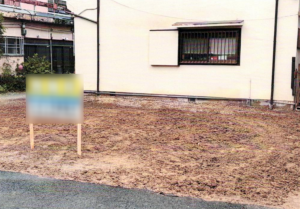 岸和田市藤井町、土地の画像です
