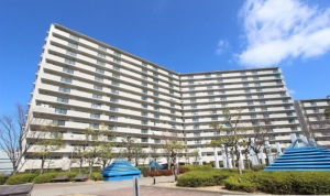 貝塚市清児、マンションの画像です