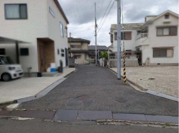 岸和田市作才町、土地の画像です