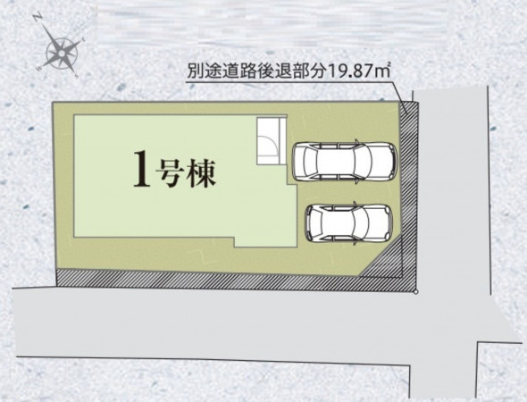 貝塚市堀、新築一戸建ての画像です