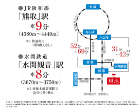泉南郡熊取町つばさが丘北、土地の画像です