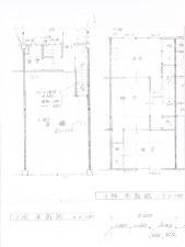 岸和田市天神山町、収益物件/店舗付住宅の間取り画像です