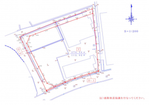 岸和田市稲葉町、土地の間取り画像です