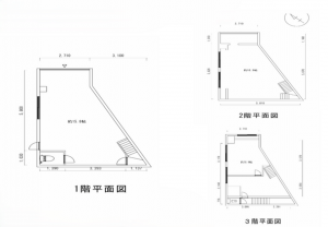 岸和田市宮本町、収益物件/店舗事務所の間取り画像です