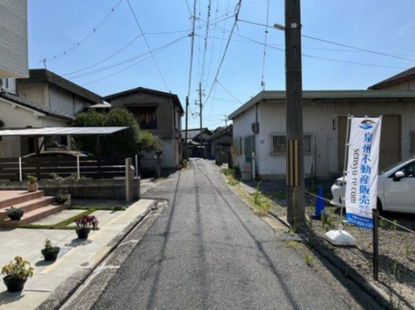 貝塚市水間、土地の画像です