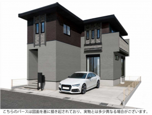 泉佐野市日根野、新築一戸建ての画像です