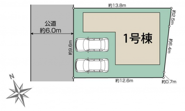 泉佐野市日根野、新築一戸建ての画像です