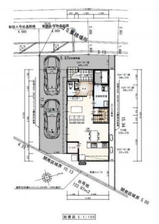泉佐野市下瓦屋、新築一戸建ての画像です