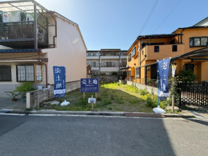 岸和田市並松町、土地の画像です