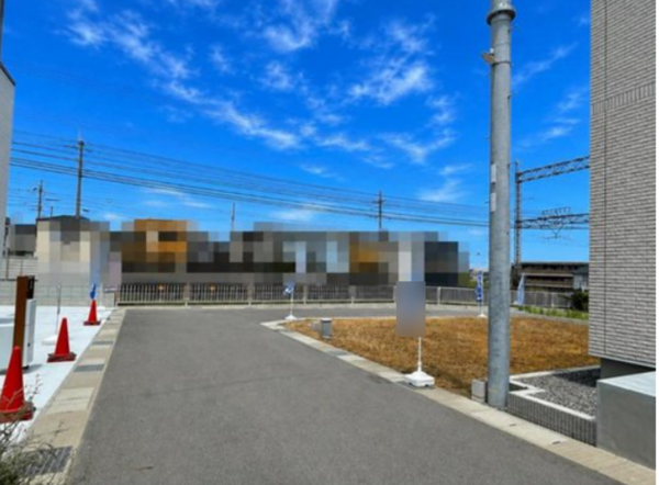 泉佐野市中庄、土地の画像です
