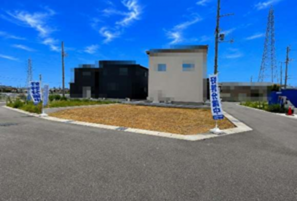 泉佐野市中庄、土地の画像です