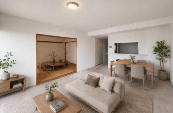 貝塚市窪田、マンションの画像です