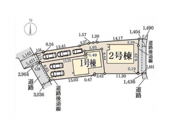 貝塚市麻生中、新築一戸建ての画像です