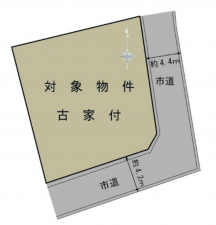泉佐野市泉ケ丘、土地の間取り画像です