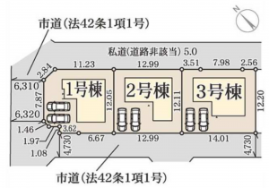 岸和田市上松町、新築一戸建ての画像です