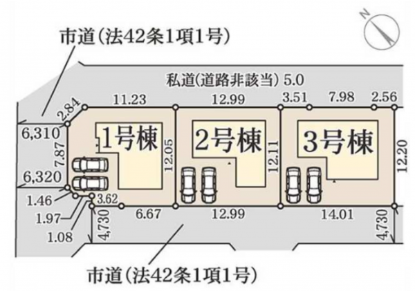岸和田市上松町、新築一戸建ての画像です