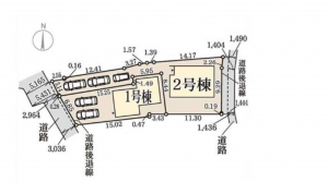 貝塚市麻生中、新築一戸建ての画像です