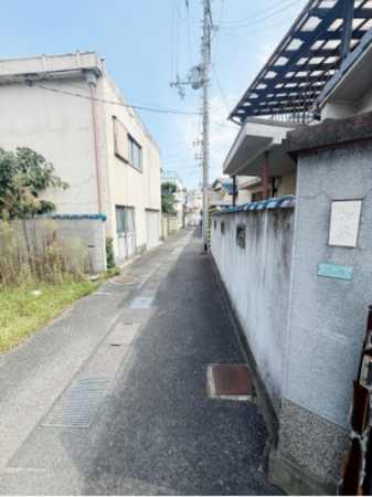 泉佐野市旭町、土地の画像です