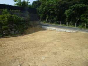 佐世保市鹿子前町、土地の画像です