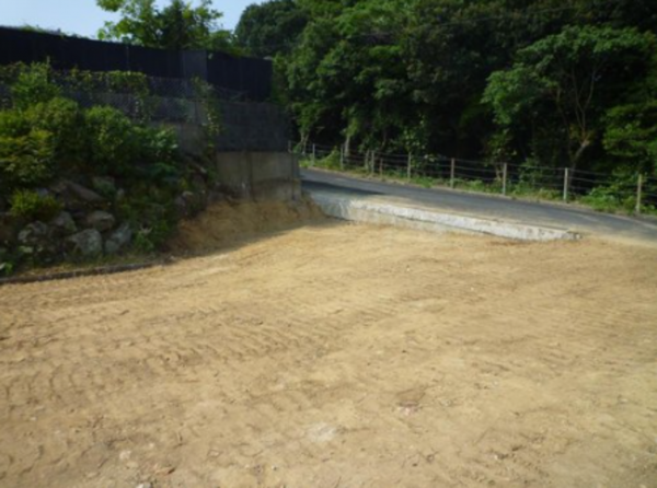 佐世保市鹿子前町、土地の画像です