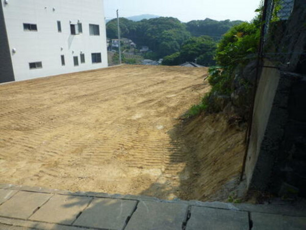 佐世保市鹿子前町、土地の画像です