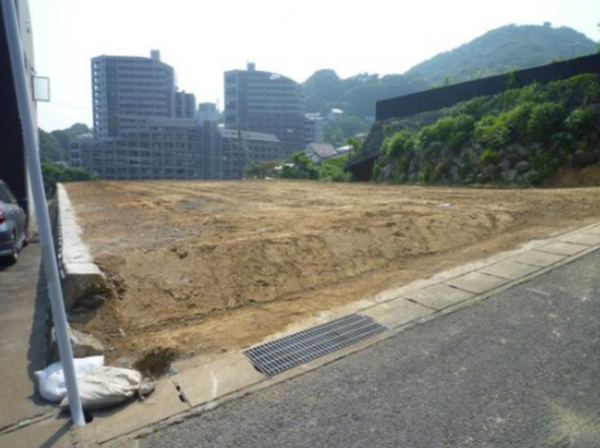 佐世保市鹿子前町、土地の間取り画像です