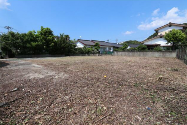 佐世保市早苗町、土地の画像です
