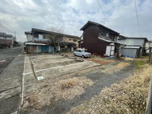 大村市池田新町、土地の前面道路を含む現地写真画像です