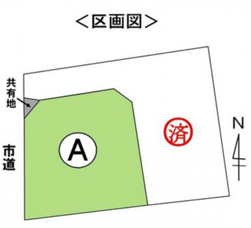 佐世保市松瀬町、土地の画像です