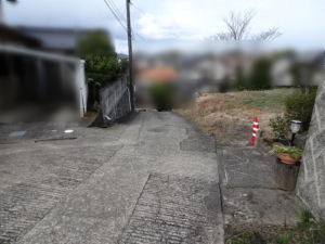 松江市上乃木、土地の画像です