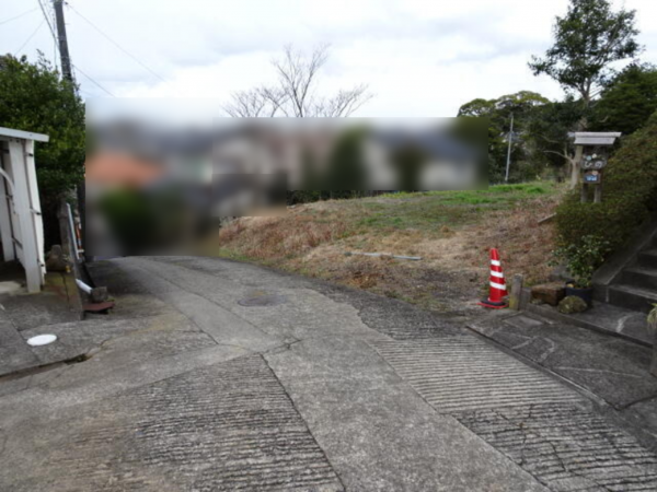松江市上乃木、土地の画像です