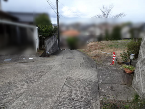 松江市上乃木、土地の画像です