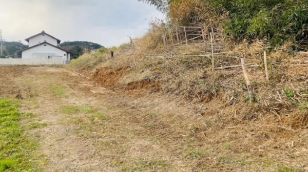 松江市下東川津町、土地の画像です