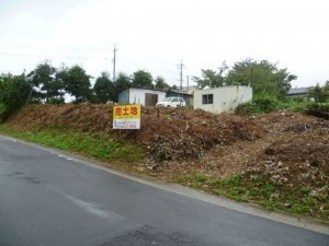 松江市乃白町、土地の画像です
