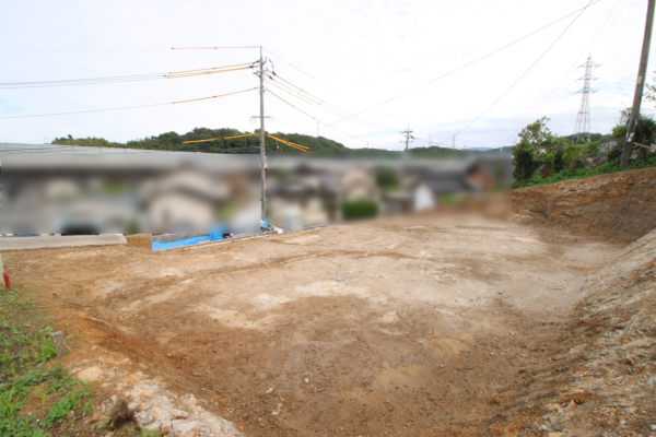 松江市東津田町、土地の画像です