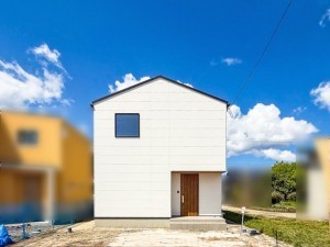 松江市竹矢町、新築一戸建ての外観画像です