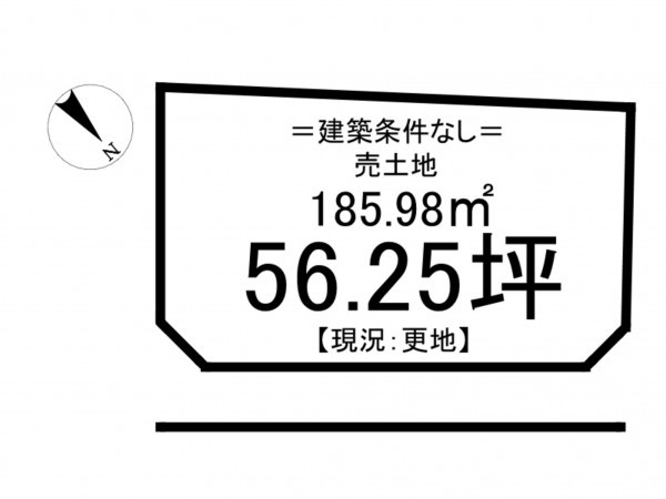 松江市国屋町、土地の間取り画像です