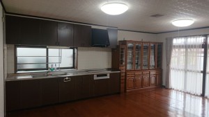松江市宍道町、中古一戸建てのキッチン画像です