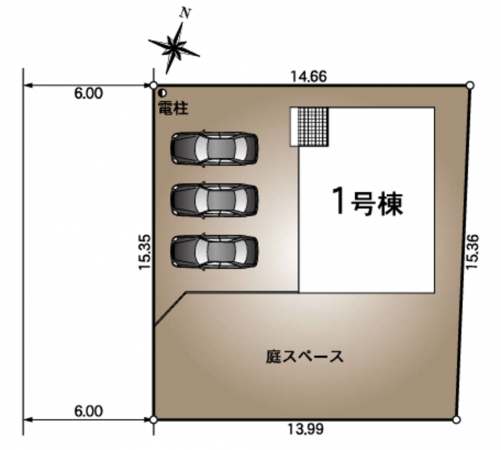 松江市八雲町、新築一戸建ての画像です