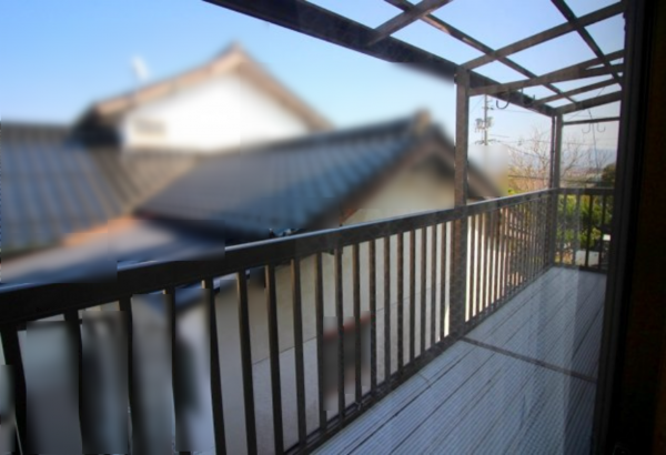 出雲市松寄下町、中古一戸建てのバルコニー画像です