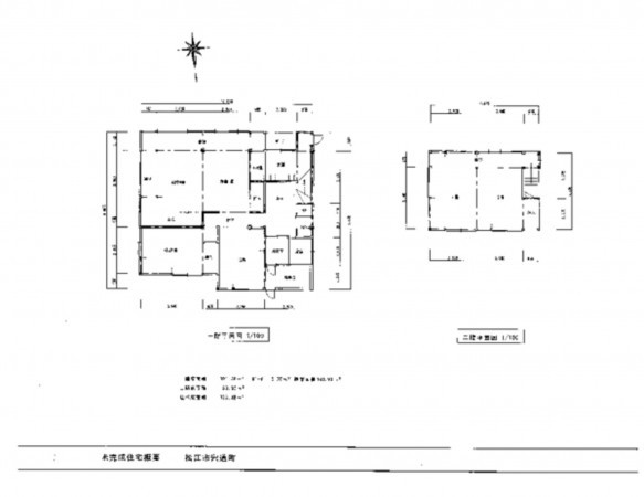 松江市宍道町、中古一戸建ての間取り画像です