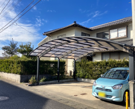 出雲市武志町、中古一戸建ての駐車場画像です